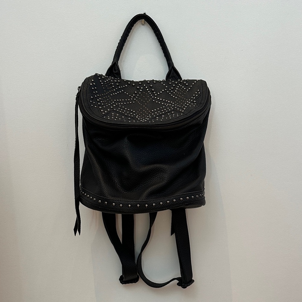 Cleobella Black Studded Backpack